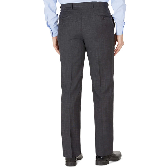 Lauren Ralph Lauren UltraFlex Wool Dress Pants Grey with Blue - Picture 3 of 4